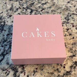 Cakes Pink Box with Drawstring Pouch